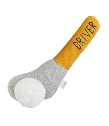 Mud Pie Mud Pie Driver Golf Rattle