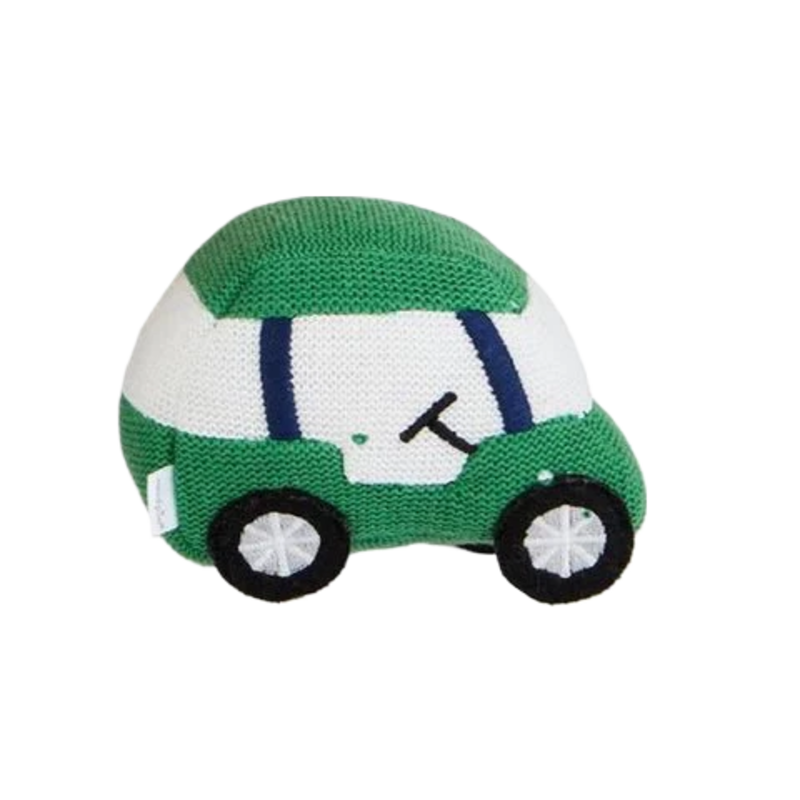 Mud Pie Mud Pie Green Golf Cart Rattle
