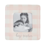 Mud Pie Mud Pie Big Sis Gingham Frame