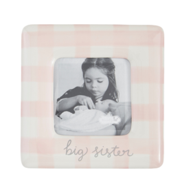 Mud Pie Mud Pie Big Sis Gingham Frame