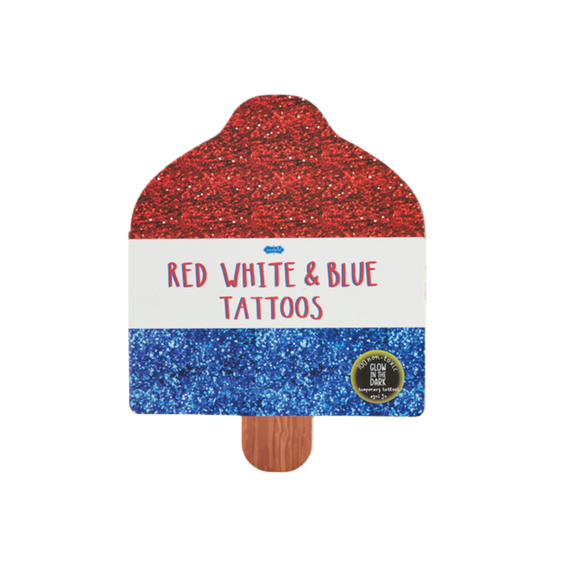 Mud Pie Mud Pie Patriotic Popsicle Tattoo Book