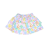 Nella June Nella June Ruffle Skirt - Rainbow Doodle