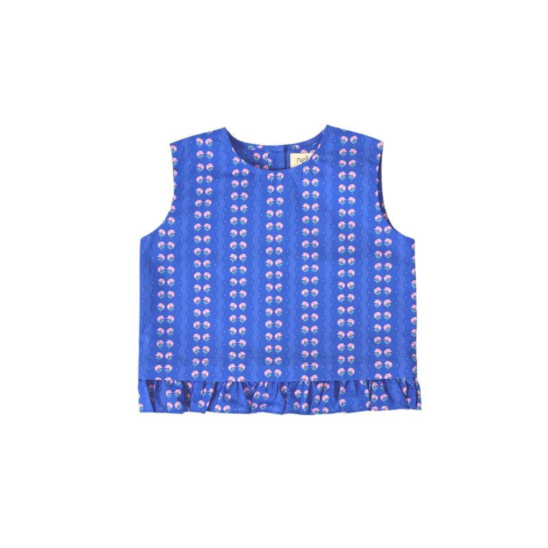 Nella June Nella June The Convertible Top - Purple Petals