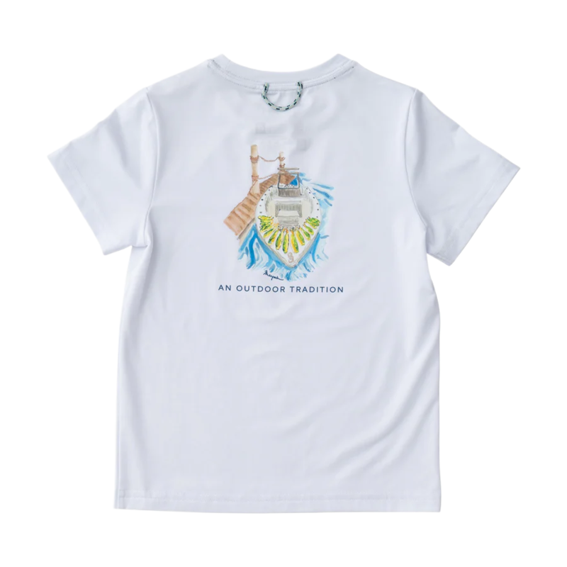 PRODOH Prodoh Performance T-Shirt  - White Mahi Catch of the Day