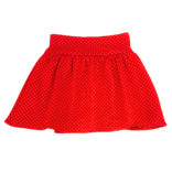 Luigi Luigi Red Polka Dot Print Skort