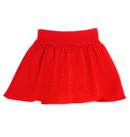Luigi Luigi Red Polka Dot Print Skort