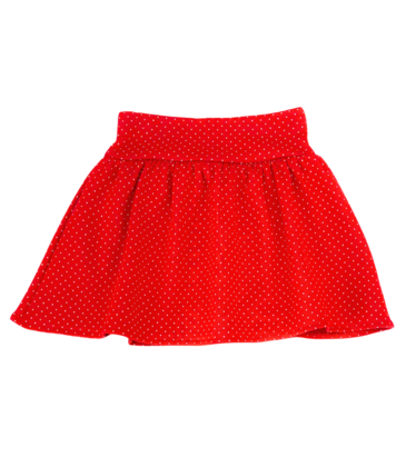 Luigi Luigi Red Polka Dot Print Skort