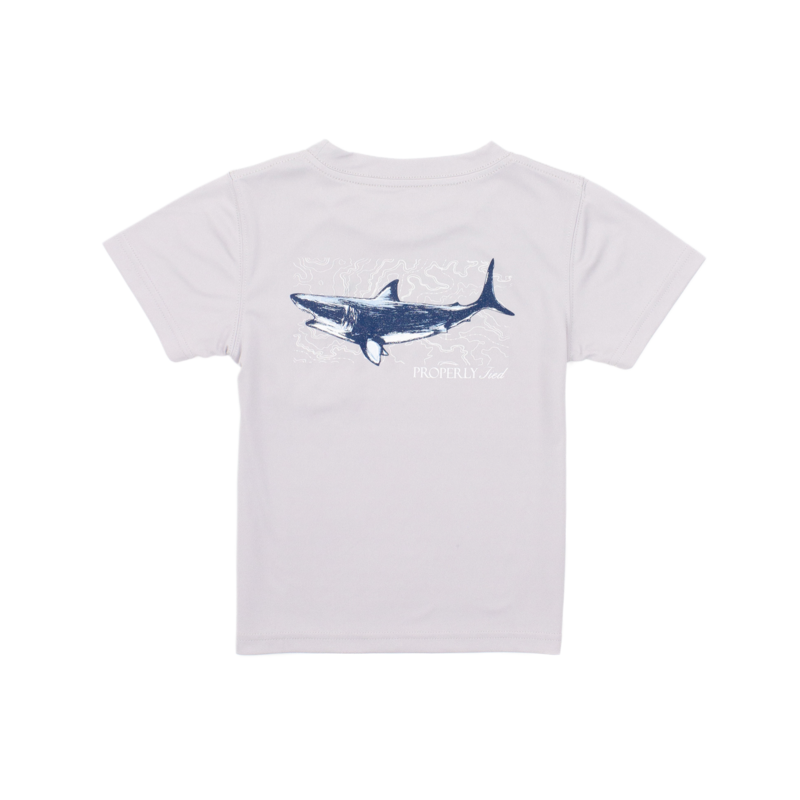Properly Tied Properly Tied Performance Tee - Topo Shark