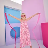 Bisby Bisby Pink Zig Zag Jennifer Jumpsuit