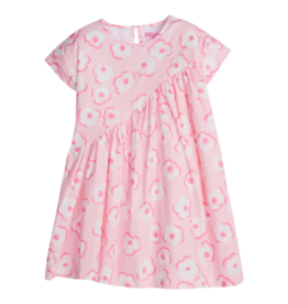 Bisby Bisby Marshmallow Floral Swoop Dress