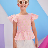 Bisby Bisby Ivory Denim Mini Skort