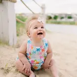 Ollie Jay Isla Romper - Palm Tree