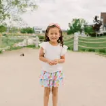 Ollie Jay Ruffle Skort - Palm Tree