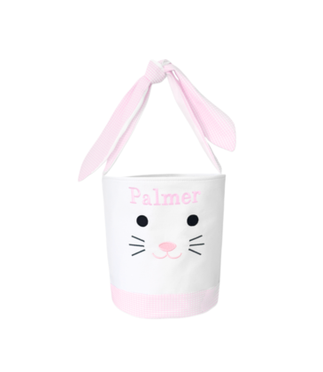 Bits & Bows Bits & Bows Easter Bunny Basket - Pink