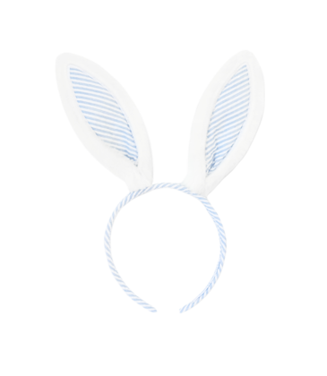 Bits & Bows Bits & Bows Seersucker Bunny Ears - Blue