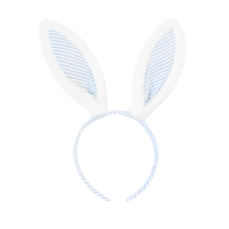 Bits & Bows Bits & Bows Seersucker Bunny Ears - Blue