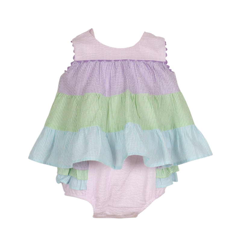 The Yellow Lamb The Yellow Lamb Remy Rainbow Diaper Cover Set