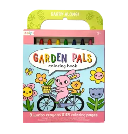 Ooly Ooly Carry Along Coloring Book Set - Garden Pals