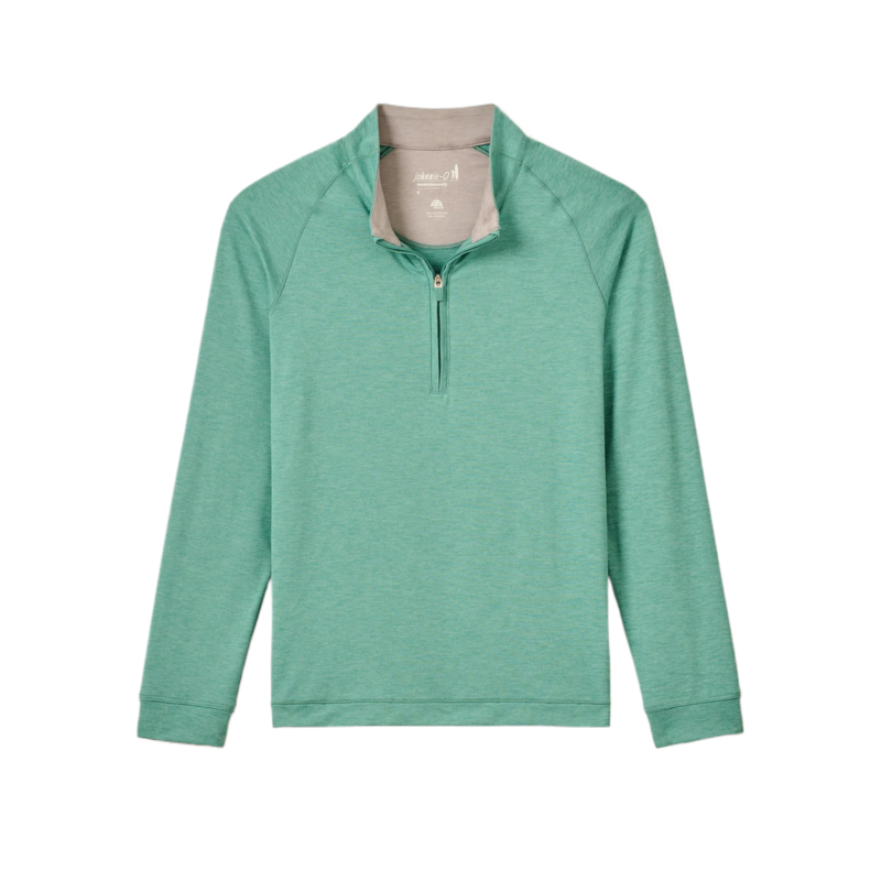 Johnnie-O Freeborne Performance Pullover - Green Grass