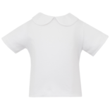 Petit Bebe Petit Bebe White Peter Pan Collar Shirt