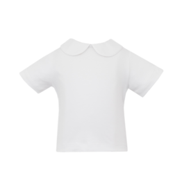 Petit Bebe Petit Bebe White Peter Pan Collar Shirt