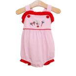 Trotter Street Kids Trotter Street Kids Mouse Embroidery Ruffle Sunsuit