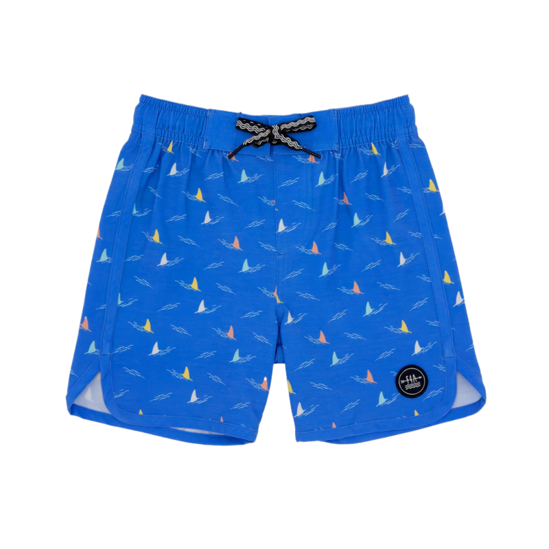 Feather 4 Arrow Feather 4 Arrow Shark Fin Boardshort - Marina Blue