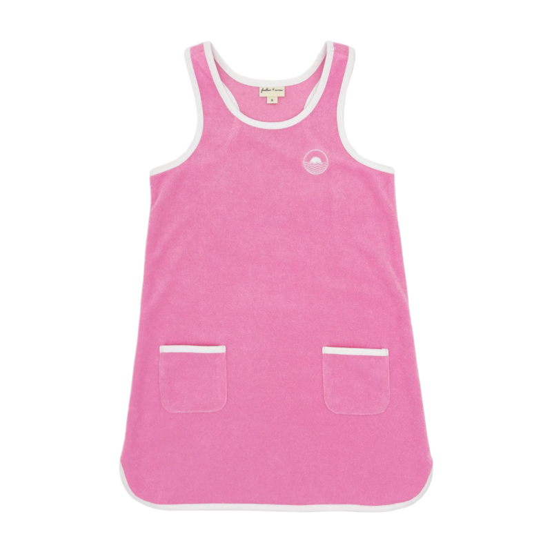 Feather 4 Arrow Feather 4 Arrow Clear Skies Ringer Tank Dress - Pink Carnation