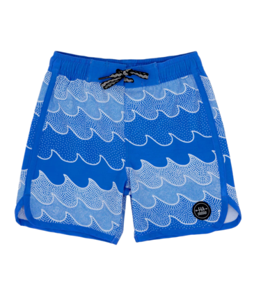 Feather 4 Arrow Feather 4 Arrow Cosmic Waves Boardshort - Marina Blue