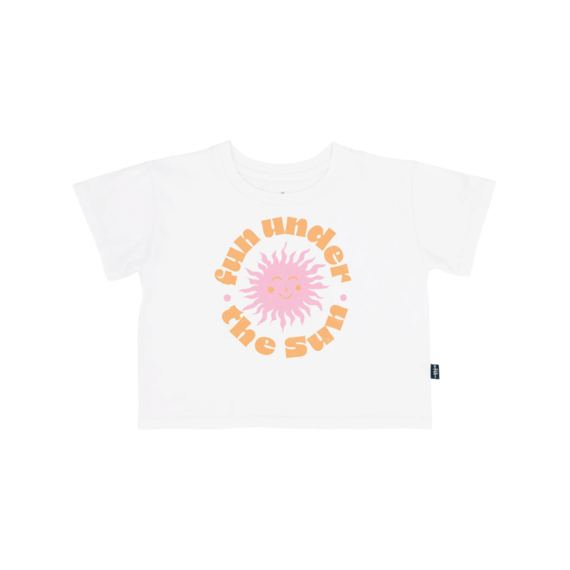 Feather 4 Arrow Feather 4 Arrow Fun Under the Sun Crop Tee - White