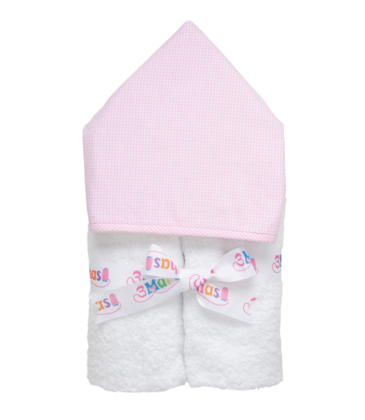 3 Marthas 3 Marthas Small Pink Check Everykid Towel