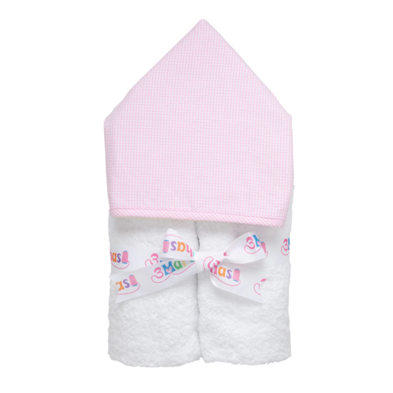 3 Marthas 3 Marthas Small Pink Check Everykid Towel