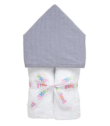3 Marthas 3 Marthas Small Navy Check Everykid Towel