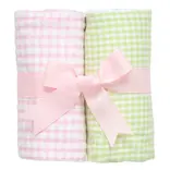 3 Marthas 3 Marthas Tulip Set of Two Burp Cloths