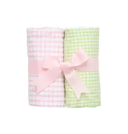 3 Marthas 3 Marthas Tulip Set of Two Burp Cloths