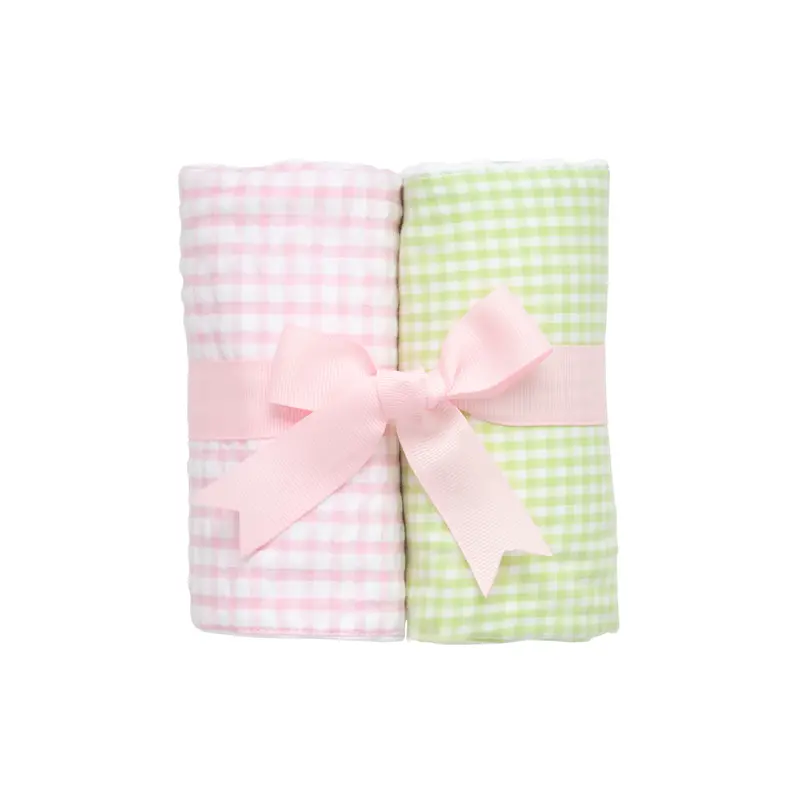3 Marthas 3 Marthas Tulip Set of Two Burp Cloths