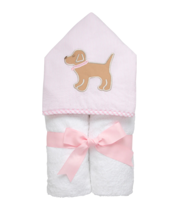 3 Marthas 3 Marthas Pink Lab Puppy Everykid Towel