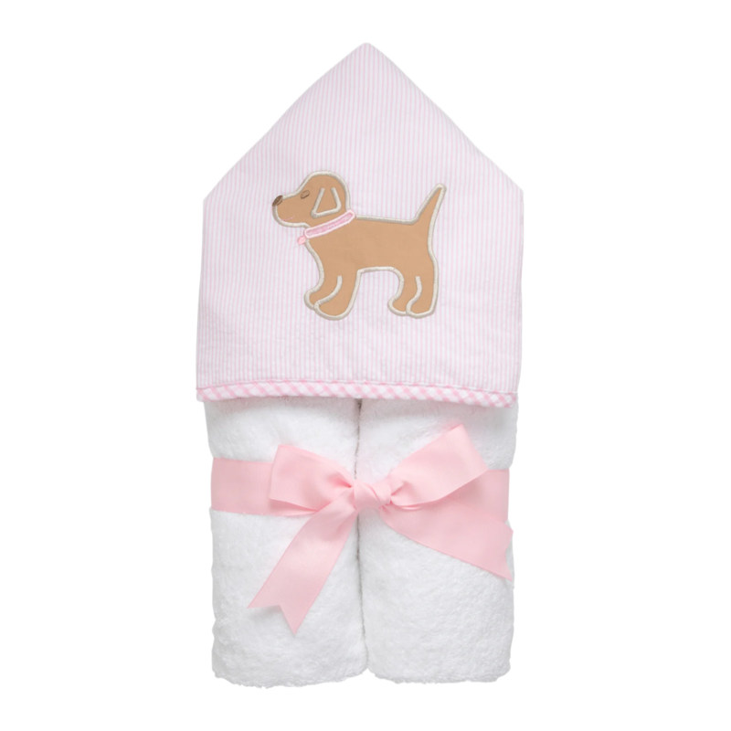 3 Marthas 3 Marthas Pink Lab Puppy Everykid Towel