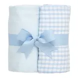 3 Marthas 3 Marthas Blue Lullaby Set of Two Burp Cloths