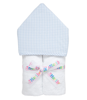 3 Marthas 3 Marthas Blue Big Check Everykid Towel