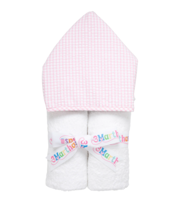 3 Marthas 3 Marthas Pink Big Check Everykid Towel