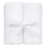 3 Marthas 3 Marthas White Seersucker Stripe Set of Two Burp Cloths