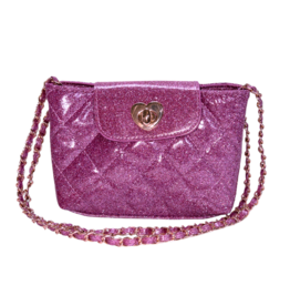 Carrying Kind Carrying Kind Paige Purple Glitter Purse