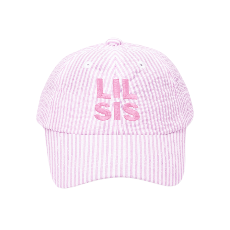 Bits & Bows Bits & Bows Lil Sis Bow Baseball Hat (Baby/Toddler)