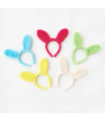 One Hundred 80° Fuzzy Bunny Ear Headband