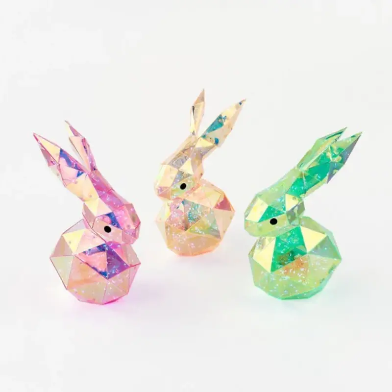 One Hundred 80° Iridescent Lit Bunny