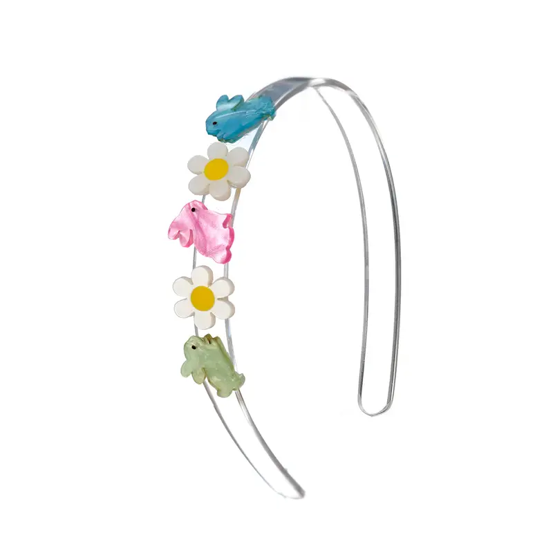 Lilies & Roses Easter Bunny Daisy Headband