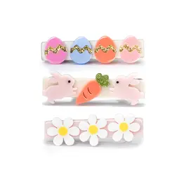 Lilies & Roses Eggs Bunnies & Daisies Hair Clips