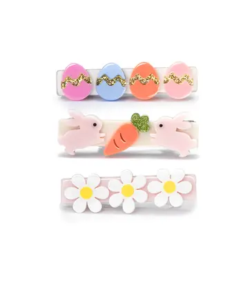 Lilies & Roses Eggs Bunnies & Daisies Hair Clips