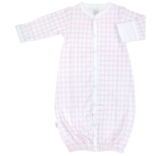 Paty Paty Pink Gingham Pima Converter Gown